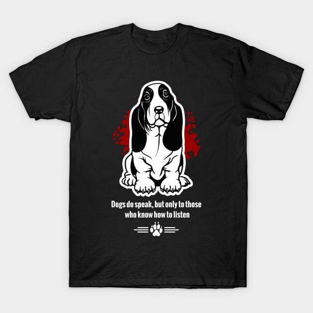 BASSET HOUND - The Special Dog Ever! T-Shirt by Animox